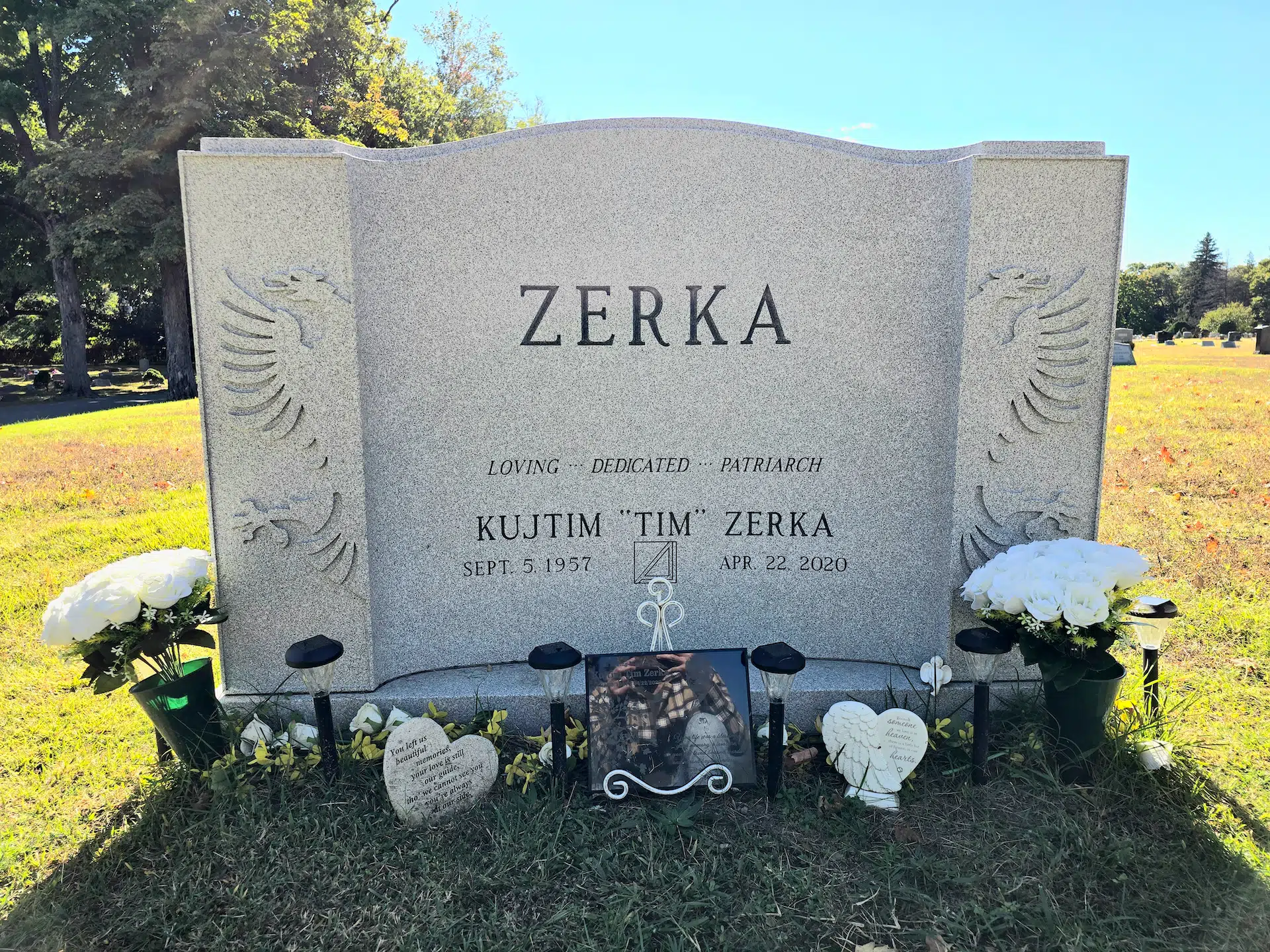 Granite Headstone hand-carved by NJ Headstone Showroom in NJ — image 4